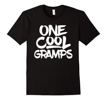 One Cool Gramps T Shirt - Grandfather Dad Gift Tee