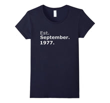 Est September 1977 Shirt Funny 40rd Birthday Gifts TShirt