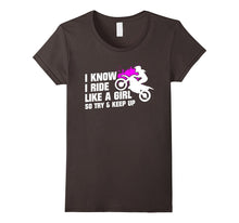 I Ride Like a Girl Motocross Girl T-Shirt Perfect Gift