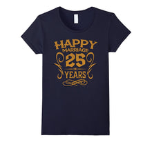 25th Wedding Anniversary 25 Years Happy Marriage Gift Shirt