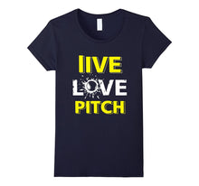 Live Love Pitch Softball Tshirts for Girls. Cute Player Tee