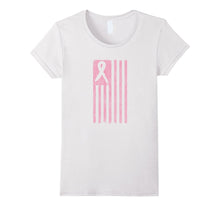 Breast Cancer Awareness Month - Pink Flag T-Shirt