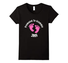 Promoted to Grammie Grandma to Be 2018 Tshirt It's Baby Girl