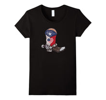 Country T Shirt Gift - American Texas Flag Country Shirt