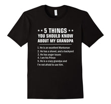 5 Things You Should Know About My Grandpa T-Shirt
