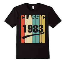 Classic Retro 1983 Birthday Gift Funny Tshirt for Men/Women