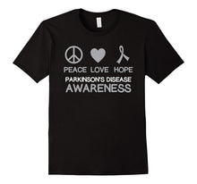 Parkinson's Disease Awareness Peace Love Hope T-Shirt