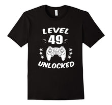Level 49 Unlocked Gamer Shirt 49 Yrs Old Bday 49th Birthday