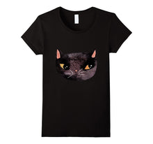 Cat Face Lover of Cats Funny Halloween Tshirt Adult Kids Tee