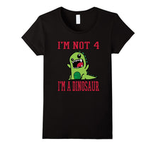 I'm Not 4 I'm a Dinosaur Kids Birthday Gift T-Shirt