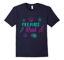 Dad Mermaid Funny Matching Shirts Merdad Matching Cute Set