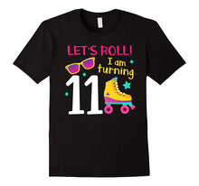 Let's Roll I'm Turning 11 T-Shirt Roller Skating Birthday