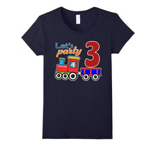 3 Years Old 3rd Birthday Train 3 Toddler Kids T-Shirt