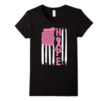 Breast Cancer Pink American Flag Shirt