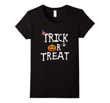 Funny Trick or Treat T-Shirt Best Halloween Costume Gift Tee