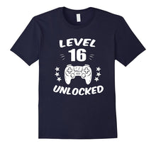 Level 16 Unlocked Gamer Shirt 16 Yrs Old Bday 16th Birthday