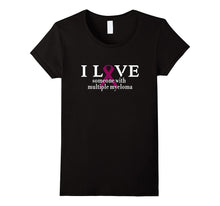 Multiple Myeloma Awareness Support Shirt Burgandy Ribbon