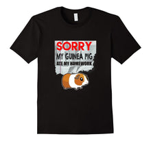 FUNNY GUINEA PIG T-Shirt ATE HOMEWORK Student Back to School