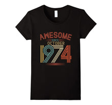 Awesome Since October 1974 Funny T-Shirt 43rd Birthday Tee