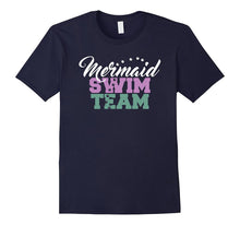 Mermaid SWIM TEAM Bubbles Fun T Shirt