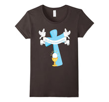 First Communion Shirt Blue Cross Son Grandson Boy Christian