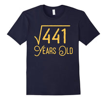 21st Birthday Gift 21 Years Old Square Root of 441 T-Shirt