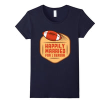 1st WEDDING ANNIVERSARY Shirt - Football Couple Season Shirt