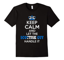 Cool Shirts for Men/Boys. Keep Calm Scottish Guy. Great Gift