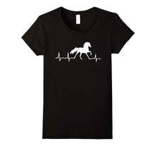 Horse Heartbeat T-Shirt for Horse Riding Lovers