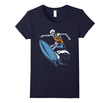 Skeleton Surfing Tshirt Halloween Tshirt for All