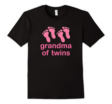 Grandma of Twins Shirt Cute Twin Girls T-Shirt