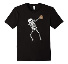 Halloween Dabbing Skeleton Baseball T Shirt Funny Dab Dance