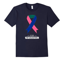 Ribbon Support Daughter Thyroid Cancer Awareness Shirt