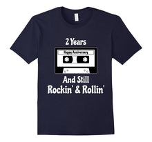 2nd Wedding Anniversary Gift 2 Years T-Shirt Cassette Tape
