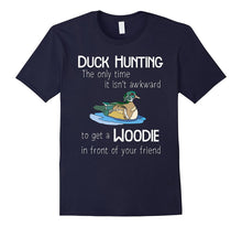 Mens Duck Hunting Season Funny Waterfowl Hunter Wood Duck T-Shirt