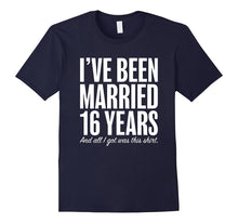 16 Years Married Anniversary 16th Year Wedding Gift T-Shirt