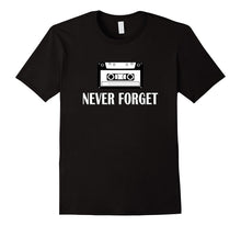 Funny Never Forget Cassette Tape T-Shirt - Vintage 80s Style