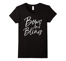 Bows and Bling Shirt Cheer Funny Cheerleader Tee
