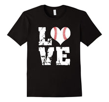 LOVE Baseball: Cute Baseball Shirt for Mom Dad Boys Girls