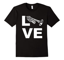 LOVE Trumpet Player Music Concert Marching Band T-Shirt