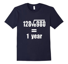 1st Wedding Anniversary T-Shirt Math Equation Gift Shirt