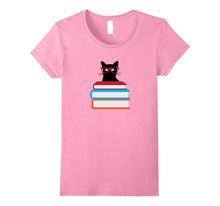 Cool Cat Tshirt for Bookworms Women Girls and Kids