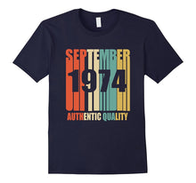 Retro Sept 1974 T-Shirt 43 Yrs Old Bday 43rd Birthday Tee
