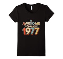 Awesome Since 1977 Vintage T-Shirt 40 Yrs Old 40th Birthday