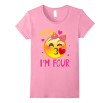 OMG I'm Four T-Shirt 4th of Birthday Girl Born in 2013