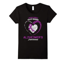 I Wear Purple for My Grandma Alzheimer Awareness T Shirt