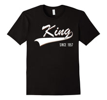 60th Birthday Gift Shirt King Since 1957 60 Years Old Tshirt