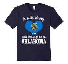 A Piece of My Heart Will Always Be in Oklahoma Shirt Flag