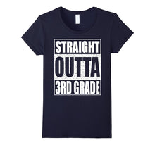 Straight Outta 3rd Grade T-Shirt Funny 2017 Graduation Shirt