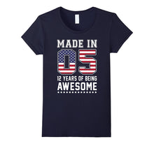 12th Birthday Gift T-Shirt Made in 05 Cute 12 Yrs Old Gift